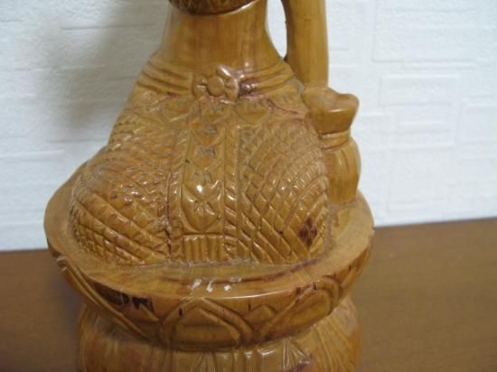 クメール カンボジア ポストアンコール 黒褐釉人面壺 /壷 古陶器 古道具 クメール カンボジア ポストアンコール 黒褐釉人面壺 /壷 古陶器