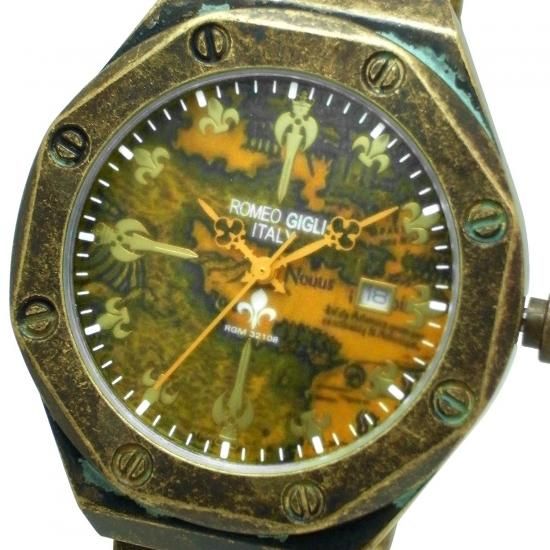 即納！新品 [ロメオ ジリ]ROMEO GIGLI 腕時計 パイレーツ オレンジ