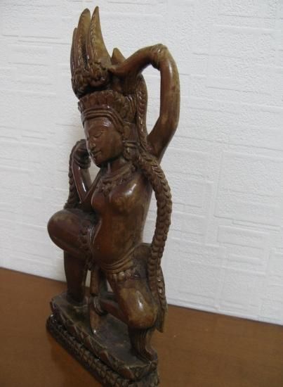 【激レア】ナーガブッダ　仏像　カンボジア　バイヨン　出土　発掘品　アンティーク Amazon｜仏像、ガンダーラ像、ブッダ モデル バラモンは古代の