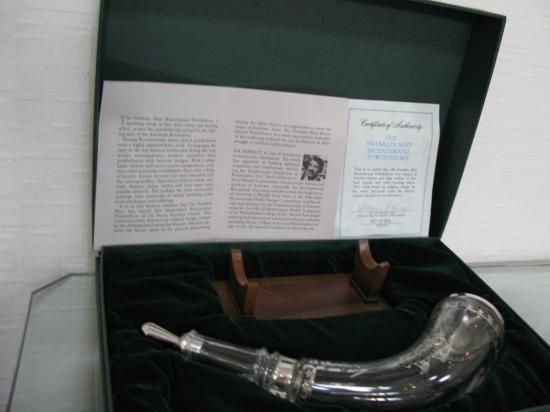 1976年 Baccarat バカラ フランクリンミント 特注オブジェ ホルン 1976年 Baccarat バカラ フランクリンミント 特注オブジェ ホルン