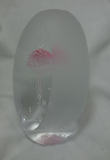 品揃え豊富で 展示品 海月(くらげ)のオブジェB ワタナベカズオ ...