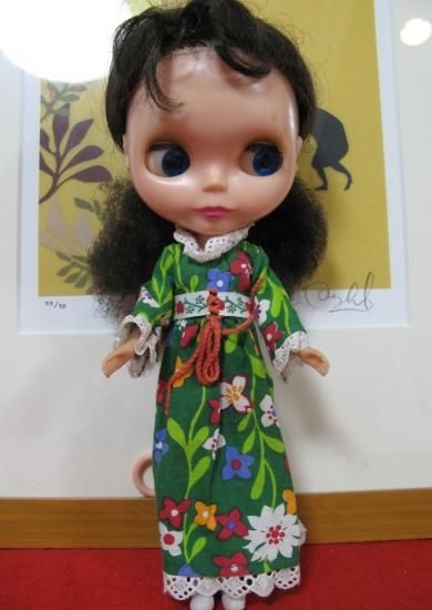 即納！1972 ヴィンテージ ブライス KENNER Blythe 7桁 黒髪 Love'N