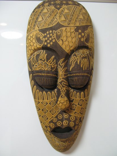 プリミティブアート　アフリカ　仮面　マスク　インテリア