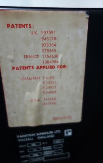 即納！英国 RADIATION SUNHOUSE社 マントルピース暖炉 電気温風