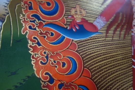 即納！新品 ネパール 仏教美術 肉筆のバジラヨギニのタンカ
