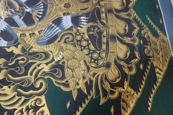 即納!新品 ネパール 仏教美術 肉筆のMAHAKALA(大黒天)摩訶 即納!新品 ネパール 仏教美術 肉筆のMAHAKALA(大黒天)摩訶