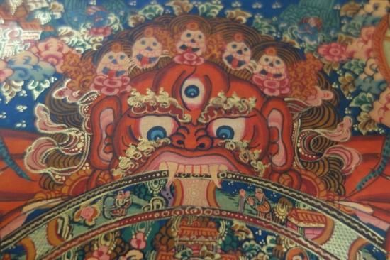 即納！新品 ネパールの仏画 タンカ The wheel of life Ⅴ