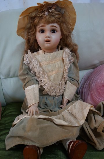 即納 リプロ ビスクドール Collectors Doll コレクターズドール 12号 68cm 大きなレプリカ人形 ビスクドール アンティークの通販店舗 ワールドドール