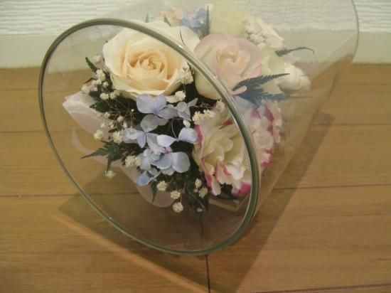 即納 本物の花 生花 を特殊加工しガラスの中に閉じ込めました インテリア飾り Natural Flower Hand Made Crafts ハンドメイドフラワークラフト ビスクドール アンティークの通販店舗 ワールドドール
