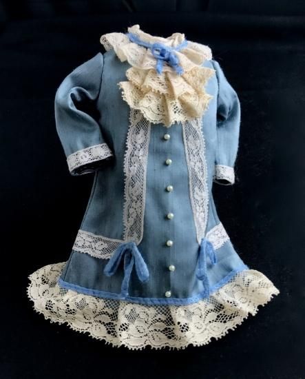 即納!【送料198円】美品 小さなビスクドール用シルクドレス 即納!【送料198円】美品 小さなビスクドール用シルクドレス