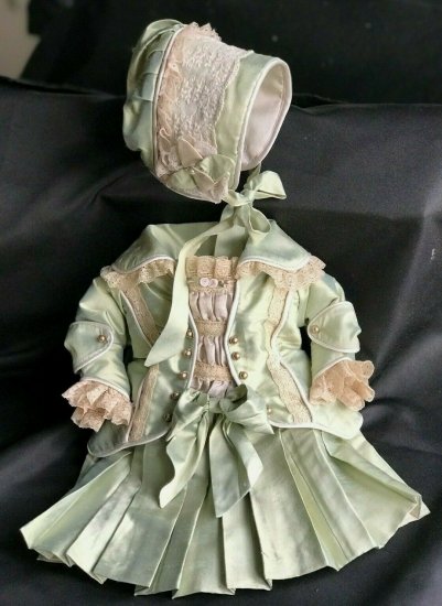 即納！【送料198円】ビスクドール用ドレスと帽子 50cmの人形用 