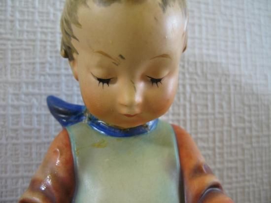 即納！フンメル人形 ブックワーム ブックエンド 男の子 女の子
