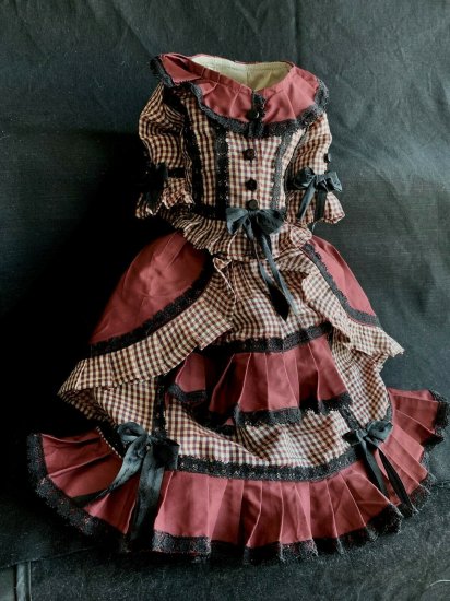 即納！【送料198円】ビスクドール用ドレス 45～47.5cmの人形用 