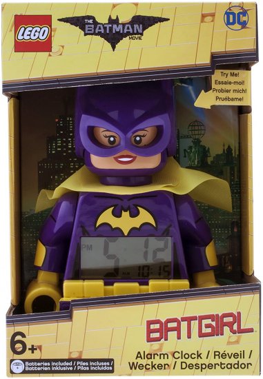 即納！レゴ バットマン・ザ・ムービー バットガール 目覚まし時計 LEGO Batman Movie Batgirl Minifigure Clock  ミニフィギュア Alarm Clock - ビスクドール | アンティークの通販店舗【ワールドドール】