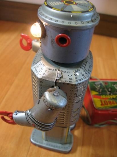 即納！稀少 ラインマー 増田屋 マスダヤ ブリキ ロボット R-35 当時物