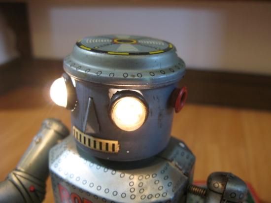 即納！稀少 ラインマー 増田屋 マスダヤ ブリキ ロボット R-35