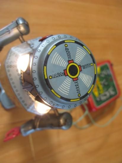 即納！稀少 ラインマー 増田屋 マスダヤ ブリキ ロボット R-35