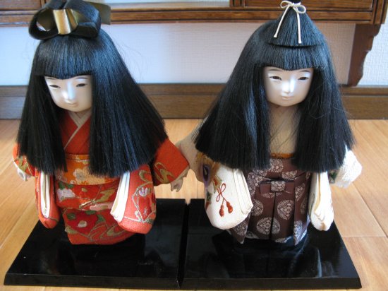 即納！市松人形 童べ ペアセット　日本人形   ビスクドール   アンティークの通販店舗ワールドドール