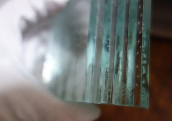 即納！ワタナベカズオ アーティストのガラスオブジェ コールド