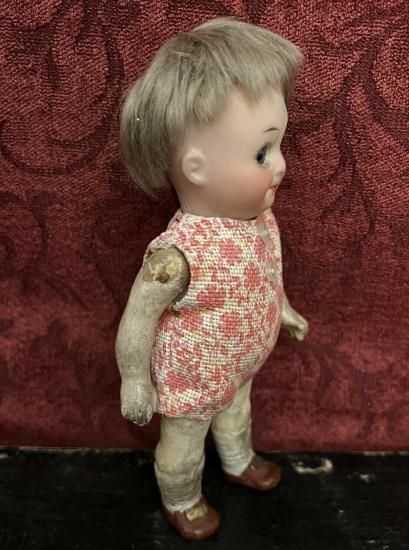 アンティーク ビスクドール アーモンドマルセル 323 グーグリー 16cm