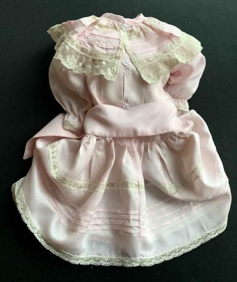 【g】アンティークビスクドール用のワンピース　約48cm用 即納！【送料198円】ビスクドール用ドレス 56～58cmの人形用