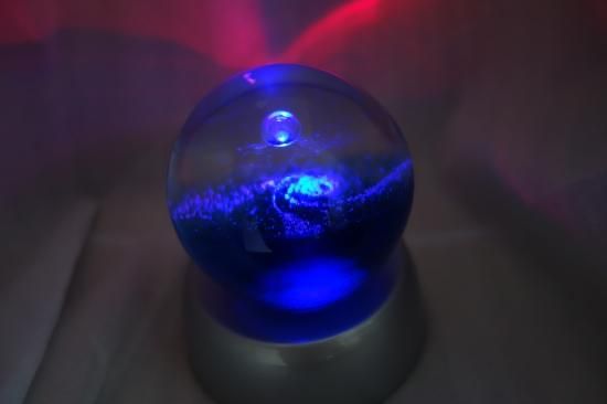 即納！宇宙の銀河をモチーフにしたオブジェ 銀河シリーズ 青の