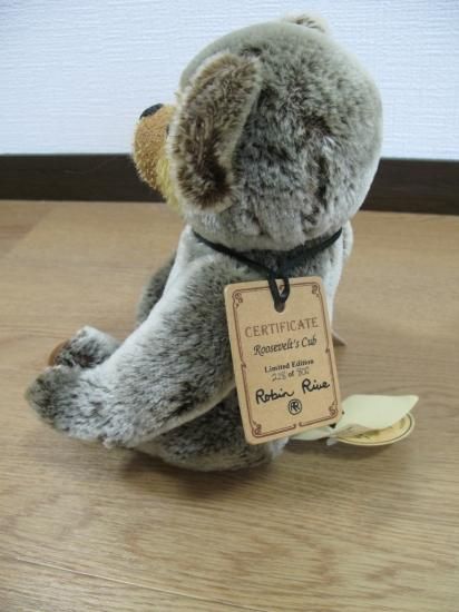 即納！美品 限定品 テディベア Robin Riue テディ ルーズベルト