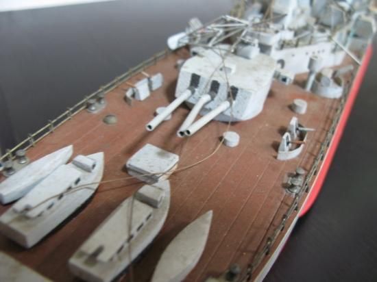 即納！ヴィンテージ 米海軍戦艦「ミズ－リ」完全ハンドメイド 元