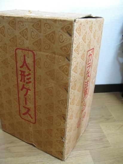 即納！市松人形/日本人形 少女/童女/おかっぱ 髪の毛本物 ケース