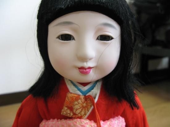 即納!市松人形/日本人形 少女/童女/おかっぱ 髪の毛本物 ケース 即納!市松人形/日本人形 少女/童女/おかっぱ 髪の毛本物 ケース