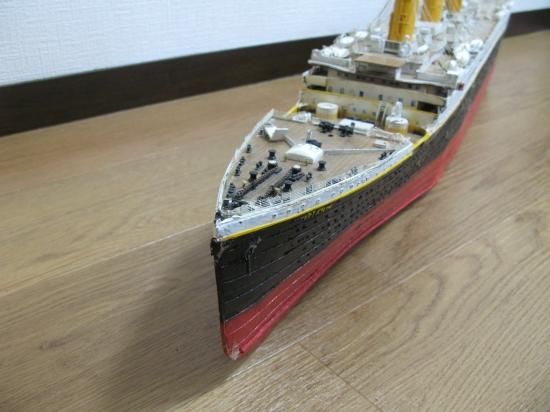 即納！タイタニック 木製手作り ハンドペイント 完全