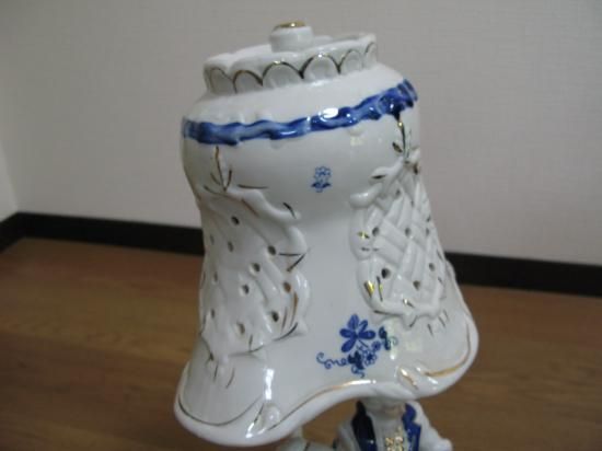 即納！瀬戸ノベルティ 古代人形スタンドランプ マスターズ陶芸 電気