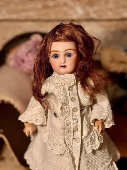 アンティーク ビスクドール パンダ 値下げ！14.3→9.8万円！即納！アンティーク ビスクドール 36cm Pintel