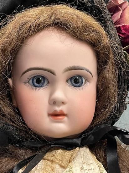 ジュモー❀Bebe Jumeau ブルーグレーの瞳　ビスクドール　リプロ ジュモー❀Bebe Jumeau ブルーグレーの瞳 ビスクドール リプロ