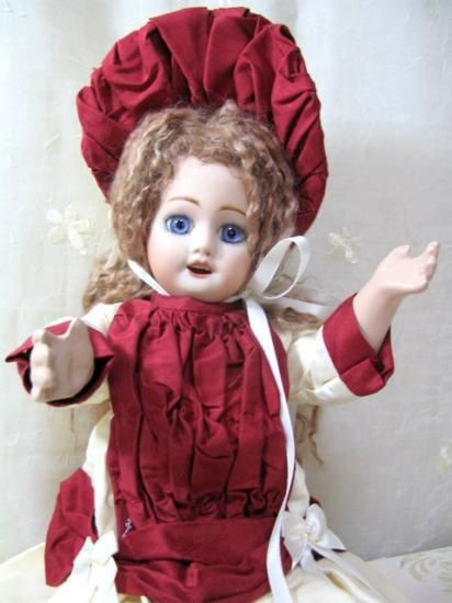 ビスクドール　リプロ　ジュモー　2体セット　カスタム ビスクドール リプロ ジュモー jumeau 2体セット カスタム