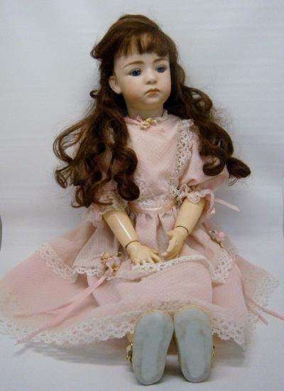 即納 リプロ ビスクドール Bg シーリー Vernon Seeley 憂い顔の少女 62cm ビスクドール アンティークの通販店舗 ワールドドール