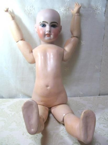 アンティーク★ビスクドール★ジュモー★フランス人形★キャビネットサイズドイツ人形 即納！ アンティーク ビスクドール Tete Jumeau ジュモー フランス人形