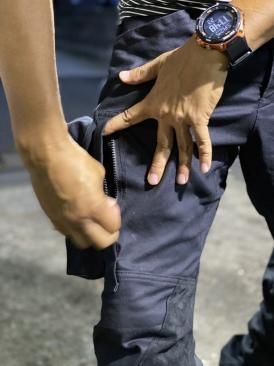 パワーエイジ×ホワイトベース SWATパンツ powerage SWATライダースパンツ：ブラック - ホワイトベースオンライン