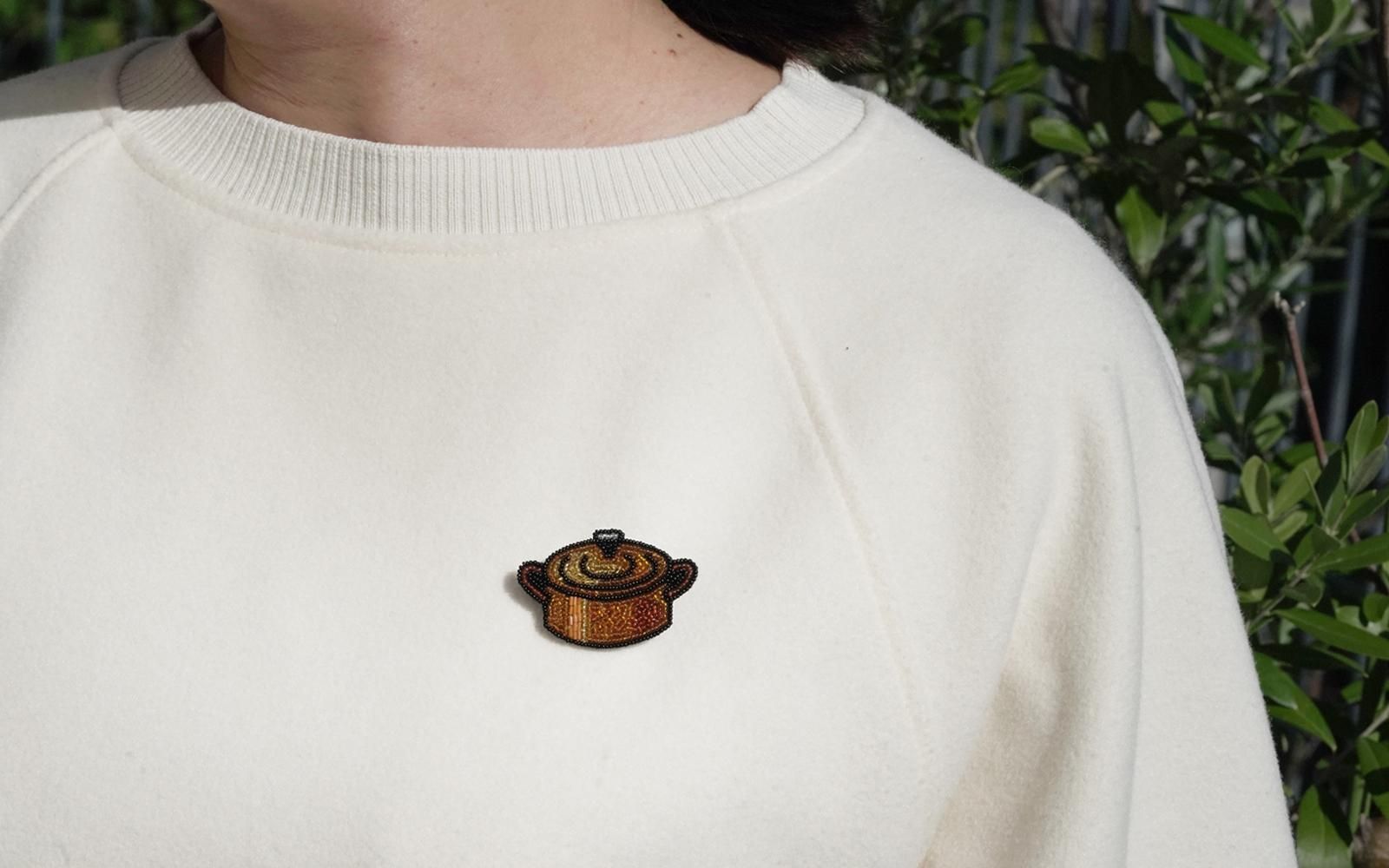 鍋 ブローチ - WEB SHOP | maison des perles｜メゾン・デ・ ペルル