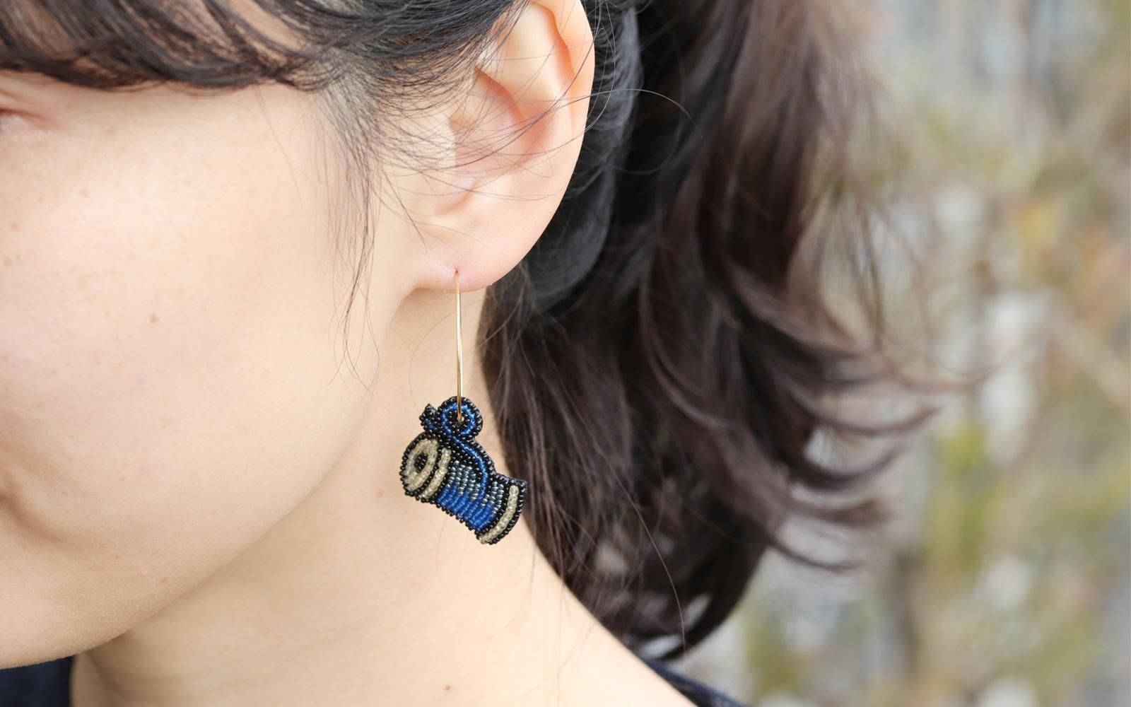 K18YG ミャンマー産ルビー 両耳ピアス K18YG ミャンマー産ルビー 両耳ピアス