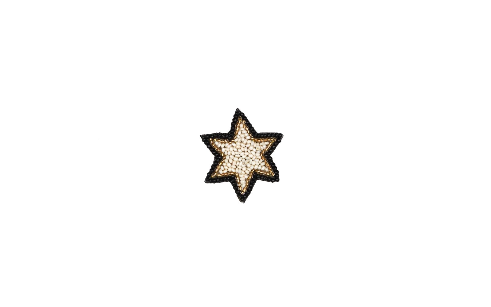 一つ星（白）PIN - WEB SHOP | maison des perles｜メゾン・デ・ ペルル