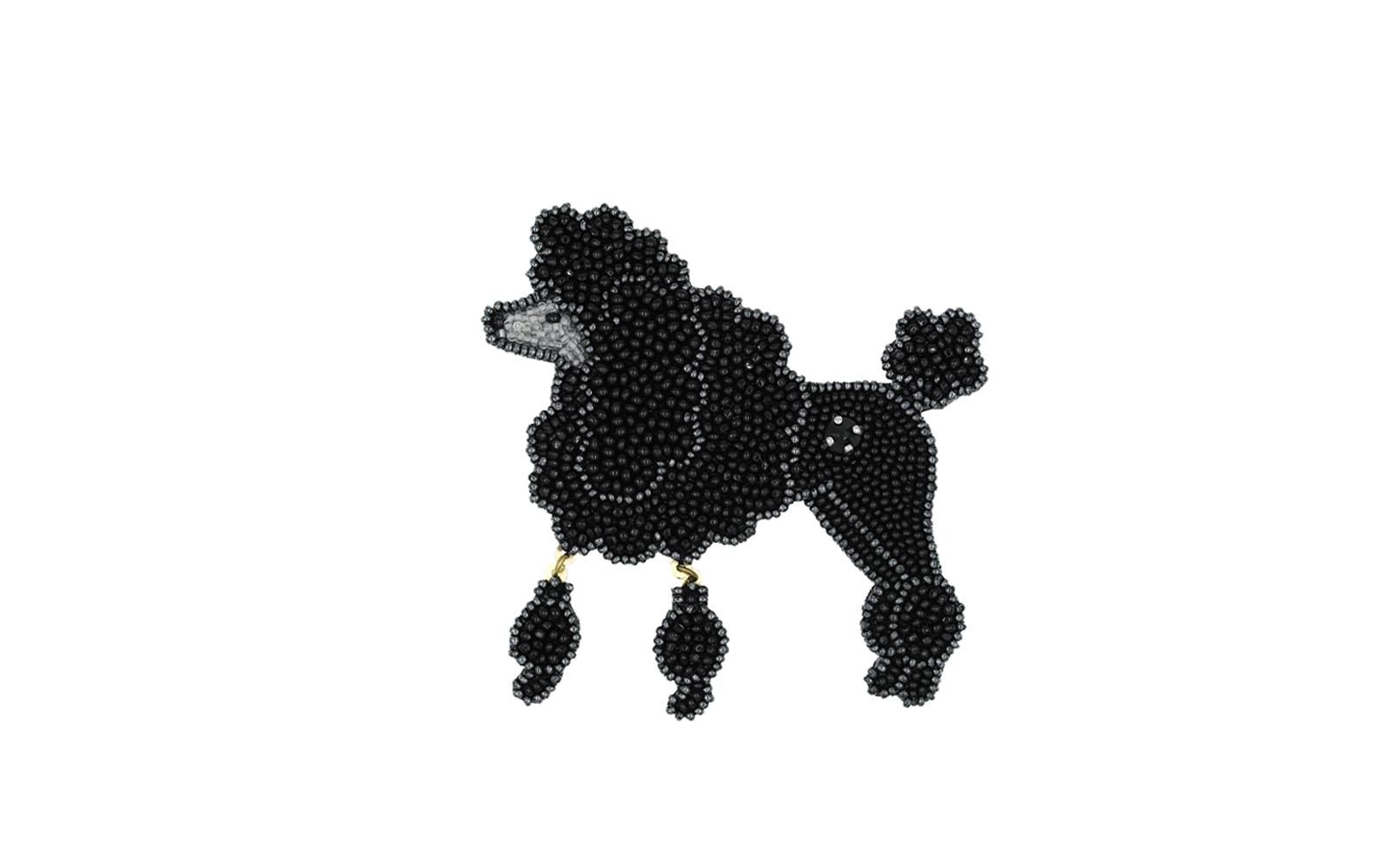 黒プードルブローチ Web Shop Maison Des Perles メゾン デ ペルル 黒プードルブローチ Web Shop Maison Des Perles メゾン デ ペルル