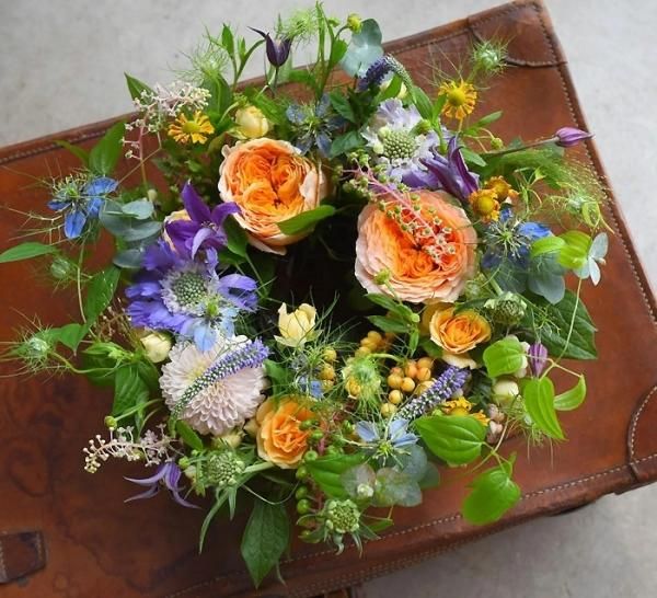 English garden series｜mermaid＋Flowers