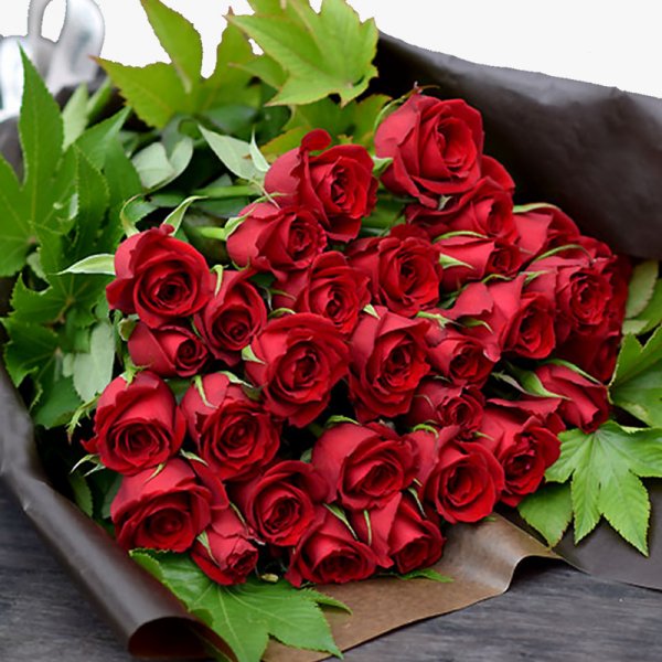 赤 バラ 30本の花束 ブーケ ローズ 薔薇 生花 レッド 情熱 愛の告白 プロポーズ〔cool〕