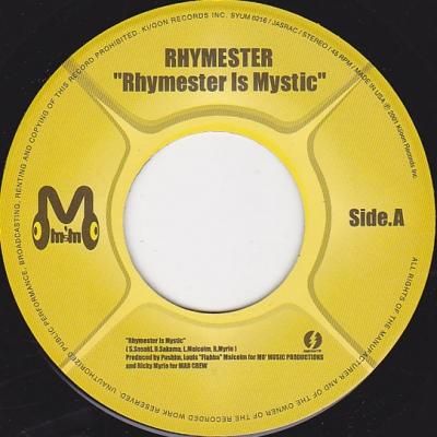 A: Rhymester Is Mystic / Rhymester - レゲエレコードストア