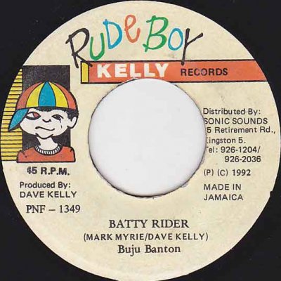 レゲエ　レコード　Buju Banton / BATTY RIDER