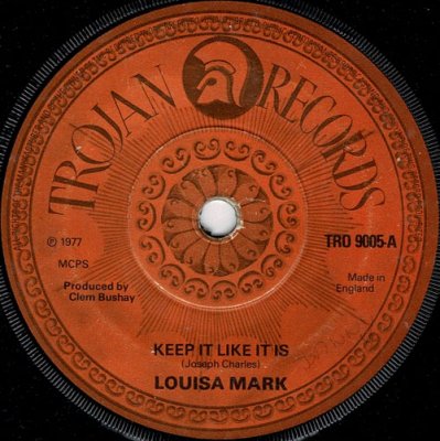 LOUISA MARK  KEEP IT LIKE IT IS  レゲエレコード