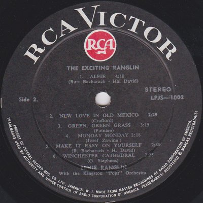 The Exciting Ranglin / Ernest Ranglin - レゲエレコードストア NEGRIL - 名曲からダブまで幅広い品揃え