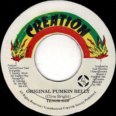 A: Original Pumpkin Belly / Tenor Saw - レゲエレコードストア NEGRIL - 名曲からダブまで幅広い品揃え