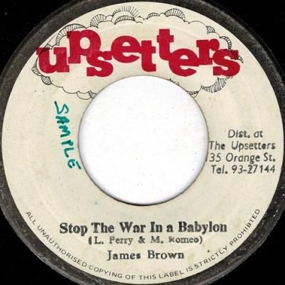 A: Stop The War In A Babylon / James Brown - レゲエレコード